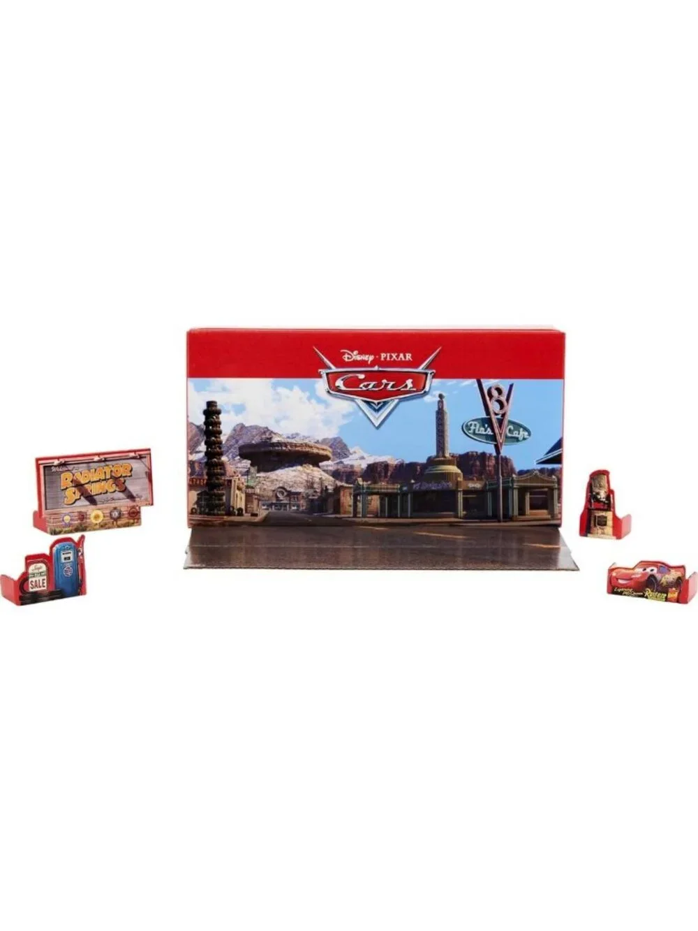 Collectible 5-Pack Toy Cars Set with Fire Truck - Disney Pixar Radiator Springs